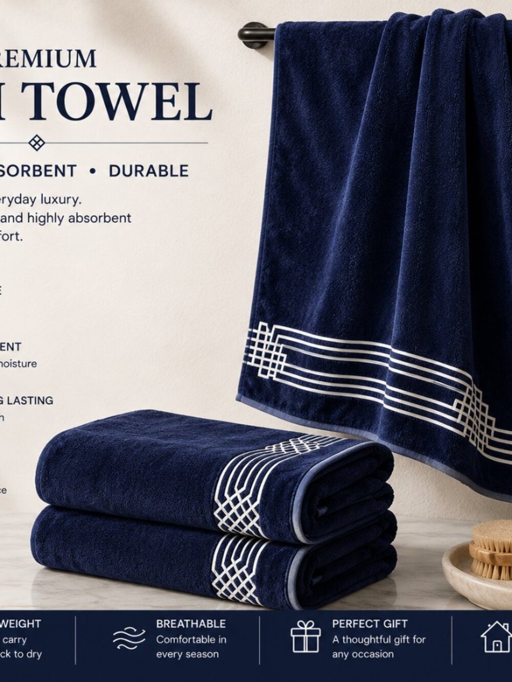 Hudson Park Collection Marittima Beach Towel - Exclusive